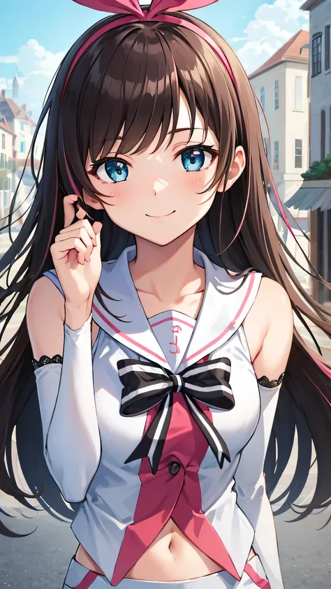 {{{masterpiece}}}, (best quality:1.5), (ultra-detailed:1.5), {illustration}, {{an extremely delicate and beautiful}}, (beautiful detailed eyes:1.5), absurdres, highres, extremely detailed face, 16k, hd, visual anime de uma jovem mulher, extremamente bonito...