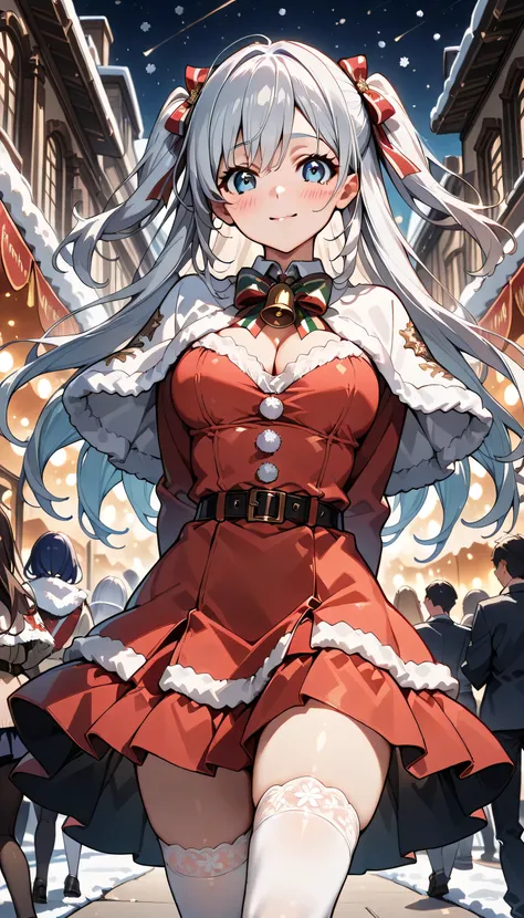 ((ultra-detailed)), (highly detailed CG illustration), (best quality:1.2), ultra-highly detailed, colorful composition, artistic photoshoot, 1girl, solo focus,  ((thigh to top:1.4)), ((cowboy shot:1.4)), moe anime character, girl, dainty facial structure, ...