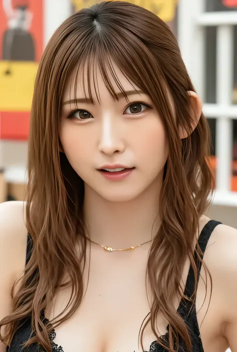 Very noble、She's horny and cute 、 beautiful brown hair 、 Please wear revealing clothes 、 Wear sensual and attractive lace 。Wear sensual pink sexy lingerie 。。。。。、 Vibrant Color Styles 、 It will captivate you with the best images in the best situa...