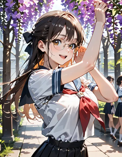 ((ultra-detailed)), (highly detailed CG illustration), (best quality:1.2), ultra-highly detailed, colorful composition, artistic photoshoot, 1girl, solo focus, ((upper body:1.3)), moe anime character, girl, dainty facial structure, (baby face), (round face...