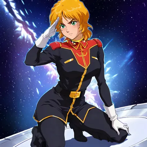 salute, saluting, white glove