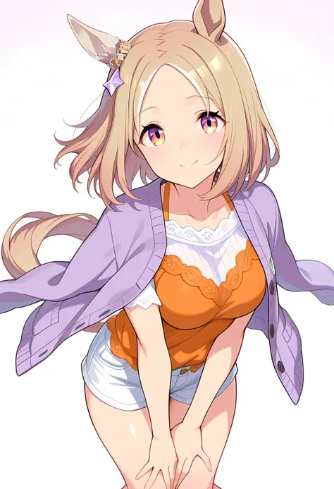 narita top road \(umamusume\),,(((masterpiece))),(((detailed)))((best quality)),((hyper detailed)),(beautiful),((shinythighs)),(((shiny skin))),(high quality skin),((8k)),((high resolution)),happy,smile,embarrassed,light blush,close mouth,hugging own legs,...