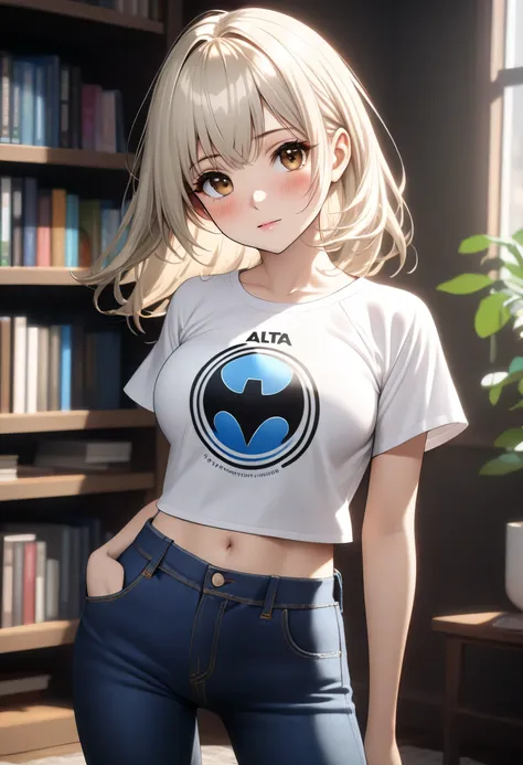 (((Masterpiece, better quality, Alta resolución, UHD, perfect pixels, depth of field, 4k, RTX, hdr))), 1 girl, single, full body, alone, full body, beautiful anime girl , beautiful artistic style, anime character breasts, ((serene expression, childish gaz...
