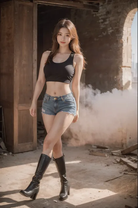 ( a age girl ), ( Sweet Smile), (Beautiful smile), (Korean Girl), (, not looking at the camera), (be distracted), (((  regular size chest  )), (eyes beautiful and detailed), (lips beautiful and detailed), (with very detailed eyes and faces), (Realistic fac...