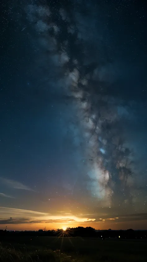 starry sky dawn Transparency