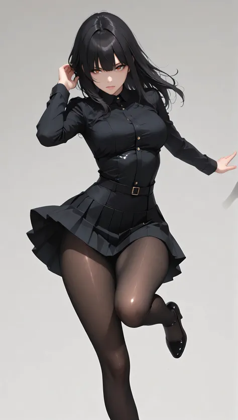 dynamic pose, dynamic image, noBody, hollow, NoBody:2.0,(masterpiece, best quality), 1girl, solo, sheer shiny stockings