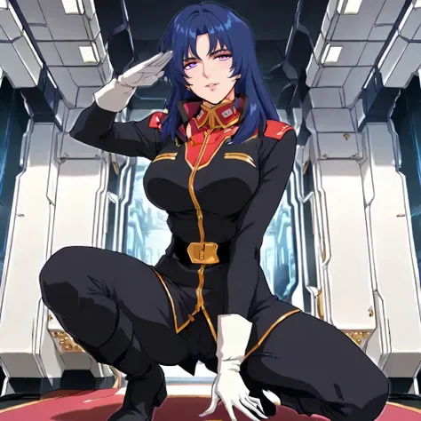 salute, saluting, white glove