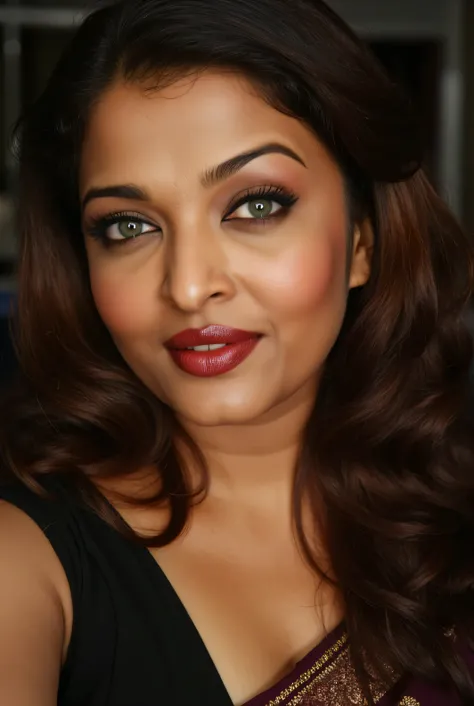 Front pose,indian milf showing her navel, 35 year old with son ,(masterpiece, best quality:1.2),(( tall fleshy body)),mallu body, (showing her navel), saree, breasts,cleavage, sexy long waist, brown hair, cleavage, large breasts, lips, lipstick, photoreali...