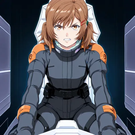 ultra-High resolution, score_9,score_8_up,score_7_up,score_6_up,score_5_up,score_4_up, BREAK, source_anime, anime screencap, uncensored, rating_explicit, Masterpiece, curvy, dark persona, looking at viewer, Fighting Stance, (((solo, 1girl))), hair ornament...