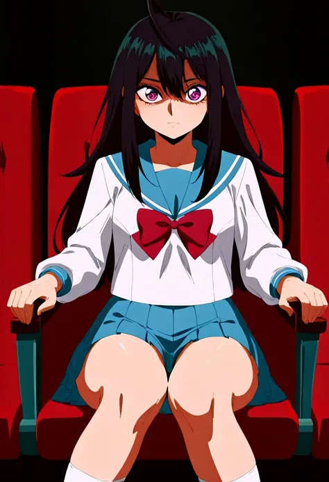 (1girl:1.5),
masterpiece,highest quality,Super detailed,32K,High resolution,an extremely delicate and beautiful,Official Art,Perfect Anatomy,
(Contrasting colors,octane rendering,Fully painted,anime coloring,anime screencap,Cel-shaded anime,retro artstyle:...
