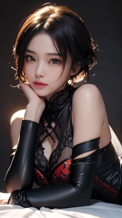 masterpiece, Highest quality, Very detailed, To the camera, 複雑に詳細なVery detailedな, Realistic, Sharp features, Very detailed, Sharp focus, Perfect Face, Perfect Face, Perfect symmetry and perfect eyes, Perfect Plump Lips, Flexible female form, Cinematic, Fil...