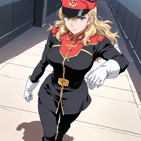 ultra-High resolution, score_9,score_8_up,score_7_up,score_6_up,score_5_up,score_4_up, BREAK, source_anime, anime screencap, uncensored, rating_explicit, Masterpiece, curvy, dark persona, looking at viewer, Fighting Stance, (((solo, 1girl))), hair ornament...