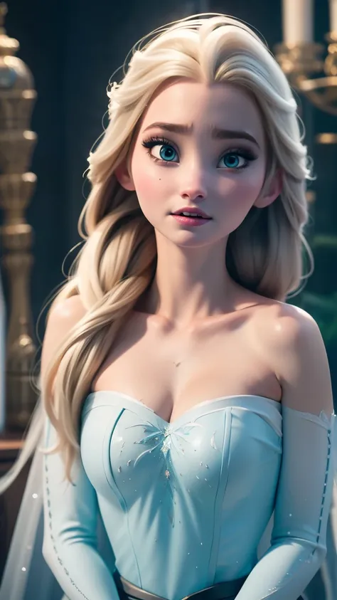 Young Elsa is very hot. busty. cutout. production