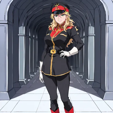 ultra-High resolution, score_9,score_8_up,score_7_up,score_6_up,score_5_up,score_4_up, BREAK, source_anime, anime screencap, uncensored, rating_explicit, Masterpiece, curvy, dark persona, looking at viewer, Fighting Stance, (((solo, 1girl))), hair ornament...