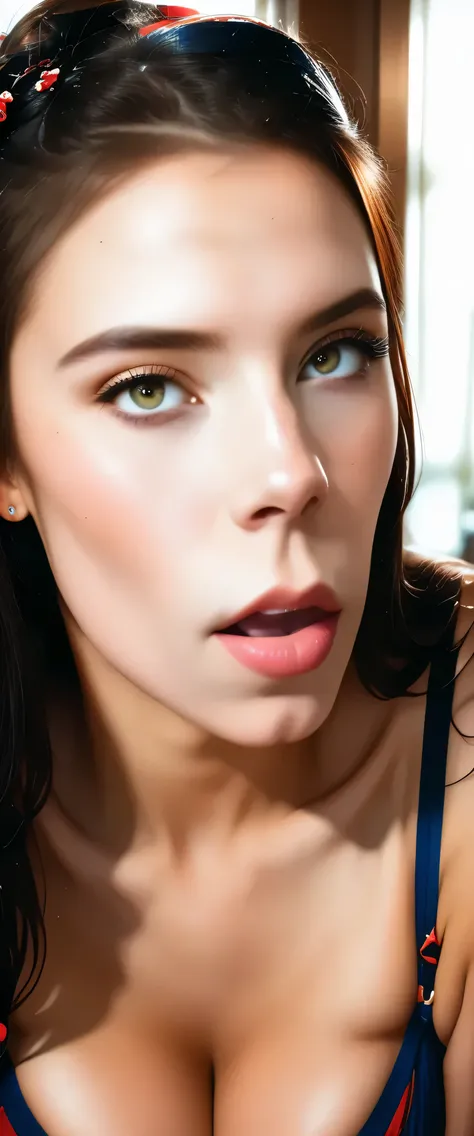 sfw:2.stop, Porn_photo_shoot, score_9, score_8_up, score_7_up, score_6_up, score_5_up, score_4_up, realistic, rating_explicit,18-year-old busty girl, solo,long black hair,beautiful_red_lips, (deepthroat_blowjob),Horney, exploited girl, Sex_worker, lightly_...