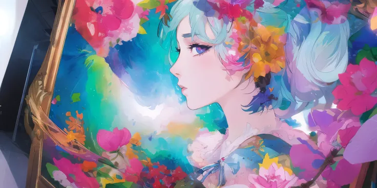 soft and warm colors, Movie Stills, bright, vivid,dreamy, evocinive use of light and shadow, incredible beauty, lively, studio anime, beautiful,  textured face, ray tracing, absault dress, Official Art, illustrinion, masterpiece,best quality,((ultra detail...