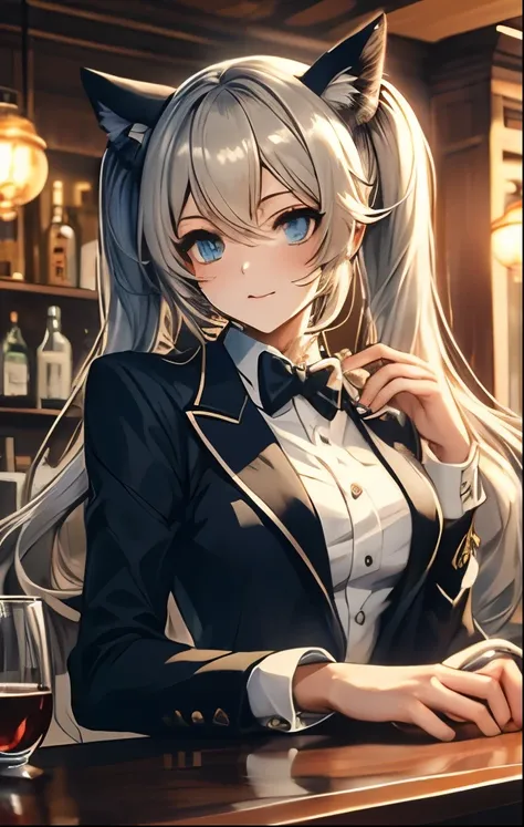 （（（ＳＦＷ、Highest quality、 first class masterpiece 、 Normal Body 、32k、  detailed face 、super precise、  normal hand、５refer to、Highest）））、Celia Claire、ceria、Beautiful Girl、 Silver Hair、twin tail、Glowing Hair、beautiful breasts、slender、 slim、Petite、 can be used、B...