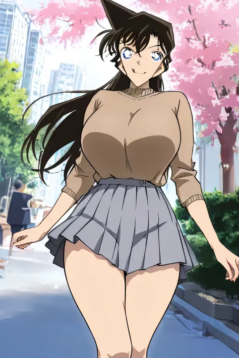 NSFW,((cowboy shot1.5)), ((cowboy shot:1.47)),(( full body zoom )),closed mouth, Her hairstyle is longhair,(()),black hair color, (()),(( )),((large breasts)),curvy,inverted triangle face,Well-balanced limbs, gramer body, long limbs,1mature, ((outdoor:1.2)...