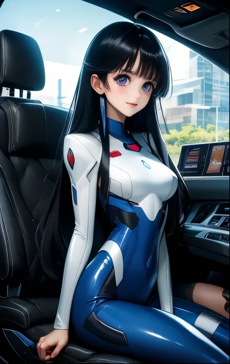 （（（ＳＦＷ、Highest quality、 first class masterpiece 、 normal body 、32k、  detailed face 、super precise、  normal hand、５refer to、Highest）））、Tsuzaki Aoba、aoba-tsuzaki、『JINKI』、Beautiful Girl、black hair、long hair、beautiful breasts、slender、 slim、Petite、 can be used、b...