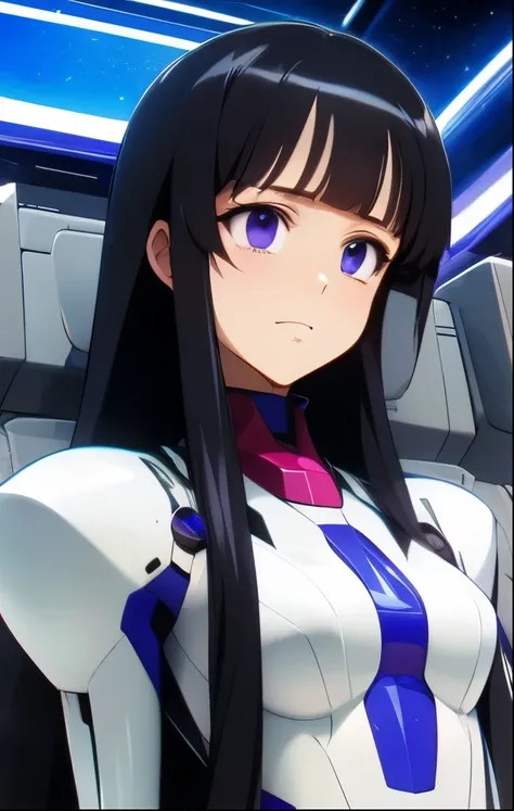 （（（ＳＦＷ、Highest quality、 first class masterpiece 、 normal body 、32k、  detailed face 、super precise、  normal hand、５refer to、Highest）））、Tsuzaki Aoba、aoba-tsuzaki、『JINKI』、Beautiful Girl、black hair、long hair、beautiful breasts、slender、 slim、Petite、 can be used、b...