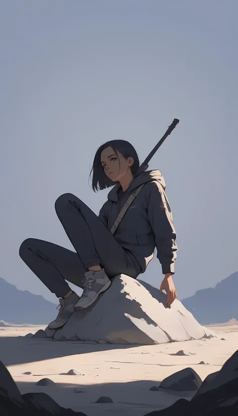 score_9, score_8_up, score_7_up, ((masterpiece)), (best quality), solo, simple background, The fallen god, Can't see the face, full body, Vicious, strength, Sitting on a rock pedestal, Dark Tones, Dark Style, style: midjourney, simple background, two-poin...