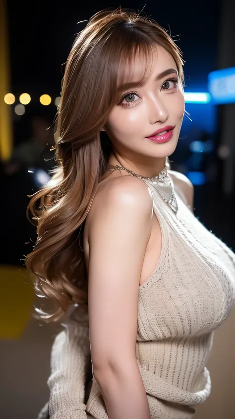 ( cowboy shooting 、 top quality 、8k、 Award-winning work 、 super high definition )、 beautiful woman under hoodie、( I'm showing off my perfect body with my Virgin Killer sweater , SeXy Breasts:1.1)、 Beautiful shiny lips , Shine Glitter Lip Gl...