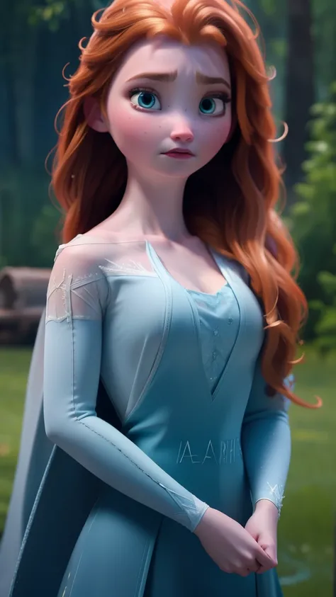 Young Elsa is very hot. busty. cutout. production