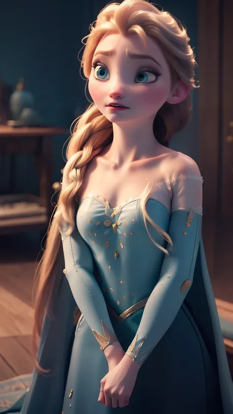 Young Elsa is very hot. busty. cutout. production