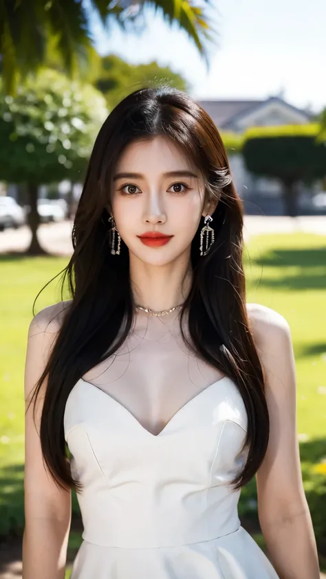 Ultra HD resolution,artistic photos,21year girl,earrings,long hair,Cold white skin,E cup,show out ,messy hair , messy hair ,Ruddy face,dress less ,露出乳沟,大面积裸露