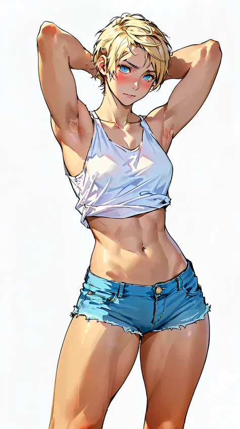(((mouth))),(Grow back hair ）、((((( French beautiful and cute girls with slender faces are embarrassed :1.5)))))、((((( Her face is red out of embarrassment  :1.5))))),  French facial girl  ,  Hand Drawn Art  , conceptual art , Detailed sketch, sketch, cart...