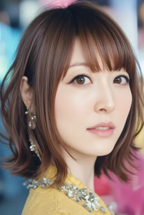Very noble、She's horny and cute 、fellatio gesture in Purikura、sunburned dark skin、 beautiful brown short bob、 Please wear revealing clothes 、 Wear sensual and attractive lace 。wears a sensual peachy sexy Hololive summer costume 。。。。。、 Vibrant Color St...