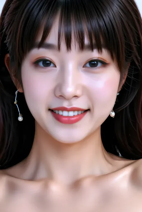 {{8k},{Highest Quality},{masterpiece},{realistic},{very detailed},{photorealistic},{{{black hair}},{{{( straight hair }}},{{bungs:1.8)}},{{detailed face},{detailed eyes}},{{lipstick}},{fine skin},{Fair skin},{{{topless:2}}},{{((topless,high school girl:18 ...