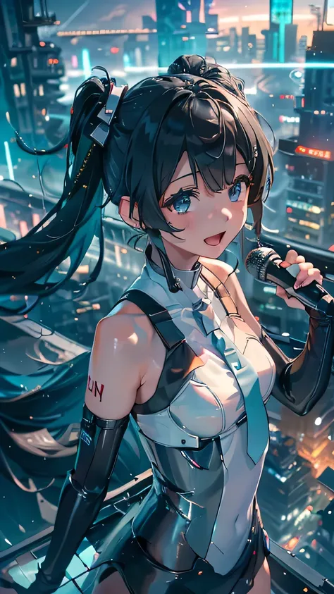 (upper body:1.2), racing2013, 1人の女の子, (smile), open mouth, look up, (singing:1.5), (open arms),
gorgeous dress, (twisting the body),
((best quality)), ((masterpiece)), 高解像度,鋭い焦点,(超詳細,非常に詳細),(非常に詳細 CG unity 8k wallpaper),(((鮮やかな色彩))),{best illustration},...