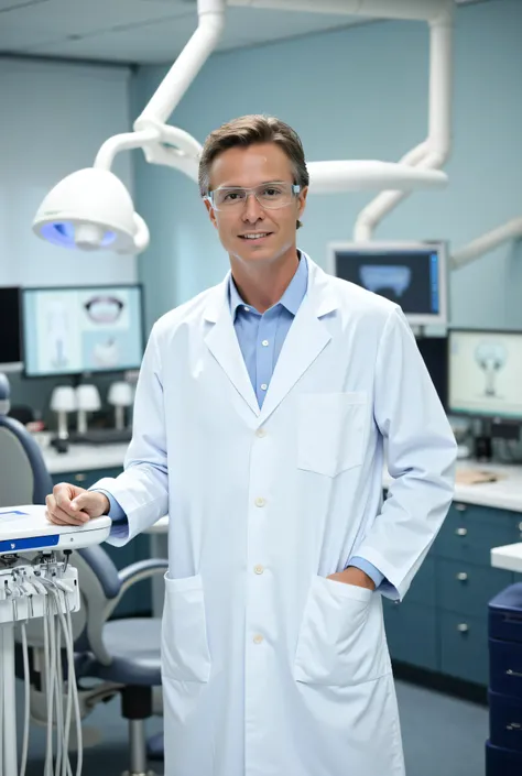 dentist doctor in his lab