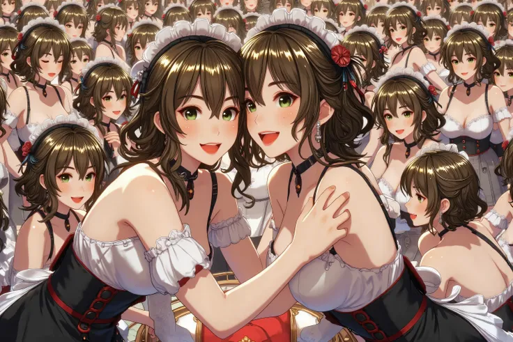 (((Myself=Japanese Beautiful Super Clones multiply girls))), (((((Myself OnlyのSuper Clones multiply girlsが大量増殖して超大群衆のMyself OnlyのSuper Clones multiply girlsと熱愛溺愛して抱擁した描写, Myself OnlyのSuper Clones multiply girlsはMyself OnlyのSuper Clones multiply girlsと淫乱中))...