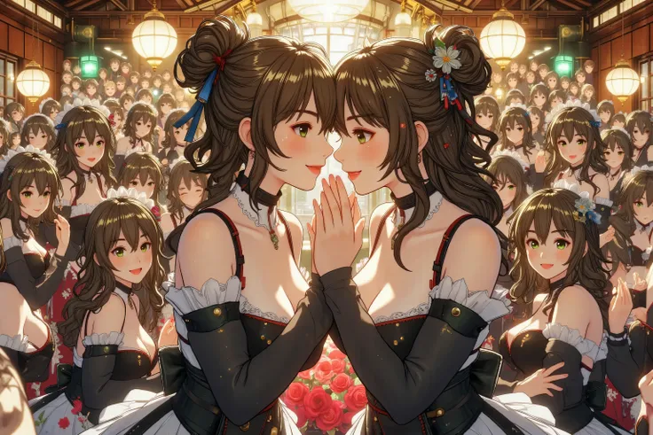 (((Myself=Japanese Beautiful Super Clones multiply girls))), (((((Myself OnlyのSuper Clones multiply girlsが大量増殖して超大群衆のMyself OnlyのSuper Clones multiply girlsと熱愛溺愛して抱擁した描写, Myself OnlyのSuper Clones multiply girlsはMyself OnlyのSuper Clones multiply girlsと淫乱中))...