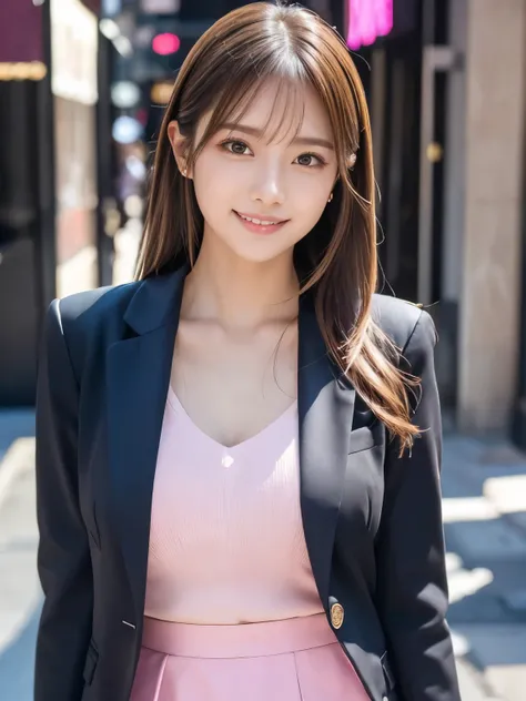 (full body) ,( RAW photos ), (photorealistic), (masterpiece), (Highest Quality), high resolution, 8k, (complicated details at AKB theaters), (Lots of light), female, 5, medium hair, straight hair , Medium Bust, layered hair , brown hair, very pretty eye...