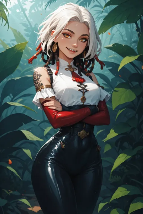 Meisterwerk, hd , great quality, very aesthetic, absurd, high contrast , high color palette , light glare ,neueste,2.5D,volumetric lighting, Sweet, jung, 1 girl, asiatisch, Mongol girl, round face, slanted eyes, big eyes, asian girl, dripping slime skin, r...