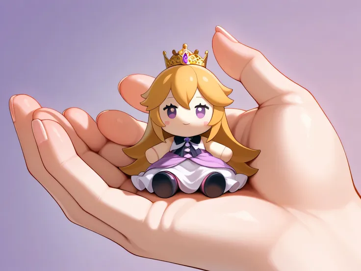 doll、princess、Big enough to hold in your hand、The crown、plush