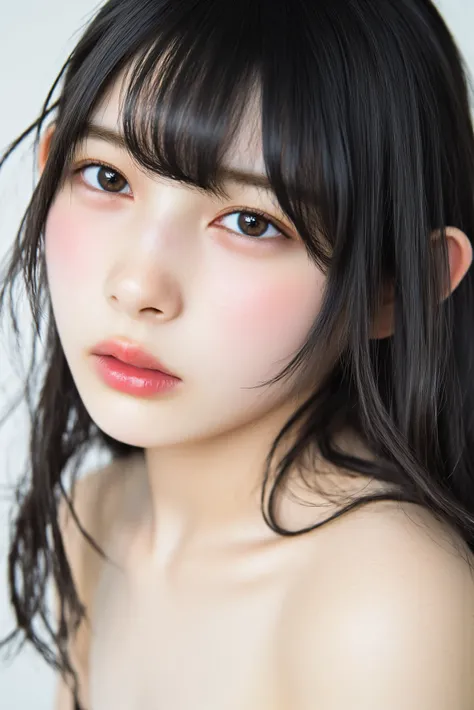 (((((Girls in their 20s:2、Japanese、babyface、white skin))))), details顔の質感、 details口元、 reddened skin、 details肌の質感、(masterpiece,Highest Quality:1.9),8k, details, details毛穴,reality, bedroom、 seat 、( all over the body、Writhing、open your mouth、drool、water tha...