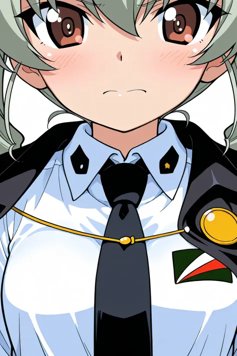 アンチョビ(ガールズ&パンツァー)っぽいキャラ SDXL 1.0