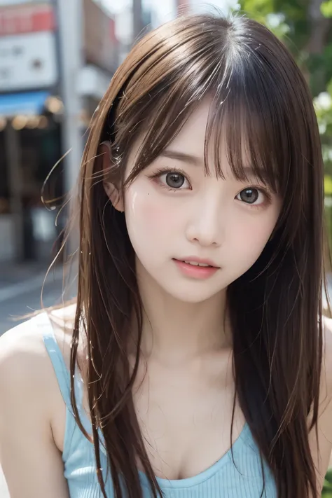 idol singer、underwear、1 girl on break day、portrait,、【contemporary, most beautiful girl in the world 、Realistic proportions、Glossy Lips、Big eyes are a beautiful light blue color.、dazzling super blond hair that shines beautifully、 extra long straight hair...