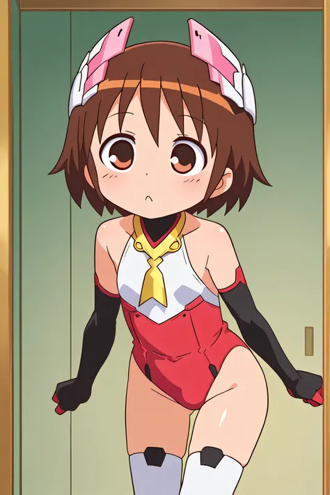score_9, score_8_up, score_7_up, source_anime,
headgear,yasuna oribe
leotard, gold ascot, black turtleneck, elbow gloves, white thigh boots,