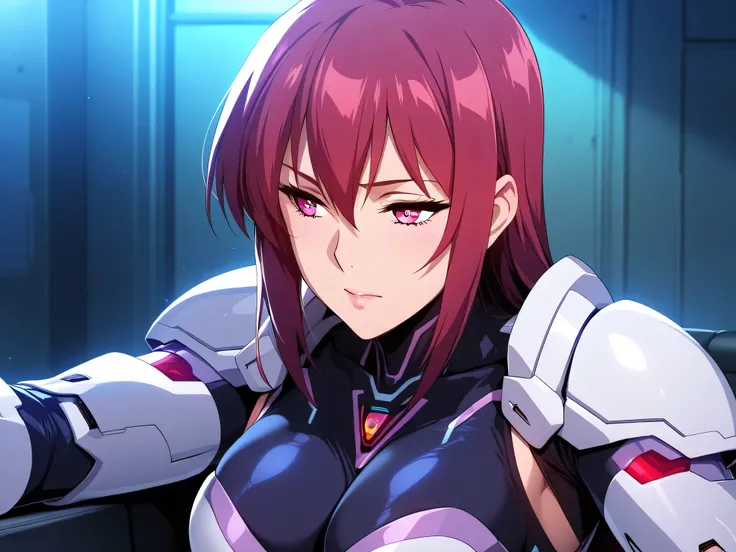 armed cybernetic woman anime