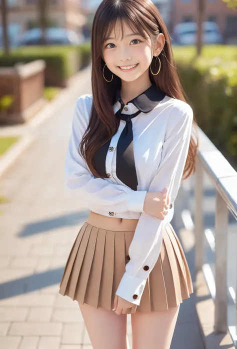 masterpiece, Highest Quality, photorealistic, ultra detail, fine-grained, high resolution, 8k Wallpaper, 1 beautiful woman,, Light brown beautifully flowing hair, white squish business blouse, perfect dynamic composition, beautifully detailed eyes, detail...