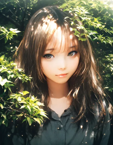 1girl, year 2016, street tree, masterpiece, high score, great score, absurdres, 16k, super detail