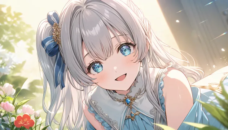 ((ultra-detailed)), (highly detailed CG illustration), (best quality:1.2), ultra-highly detailed, colorful composition, artistic photoshoot, 1girl, solo focus, ((upper body:1.4)), moe anime character, age girl, dainty facial structure, (baby face), (round ...