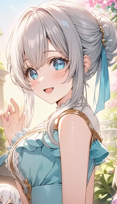 ((ultra-detailed)), (highly detailed CG illustration), (best quality:1.2), ultra-highly detailed, colorful composition, artistic photoshoot, 1girl, solo focus, ((upper body:1.4)), moe anime character, girl, dainty facial structure, (baby face), (round face...