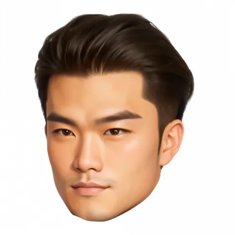 a close up of a man with a short haircut and a tie, rick dai, phong shaded, realistic perfect face, handsome stunning realistic, south east asian with round face, realistic shaded perfect face, [ [ hyperrealistic ] ], tyler, inspired by Robbie Trevino, hig...