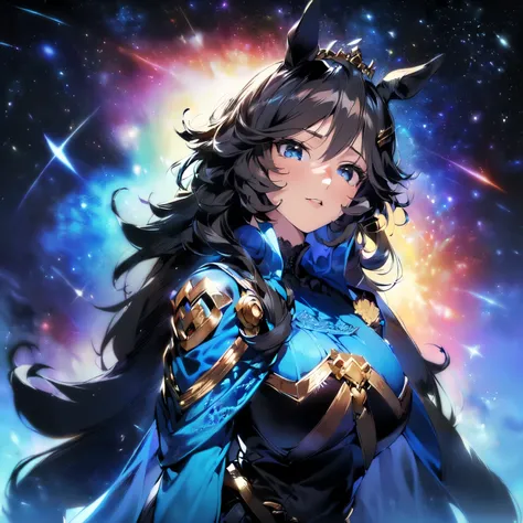 (Solo: 2). One girl. (Kneeling: 1.5). (Bending over: 1.5). (Hiding arms: 1.5). (Girl with horse ears: 1.5). (Girl with horse tail: 1.5). (Large breasts: 1.5). (No makeup: 1.5). (Long curly black hair: 1.5). (Long black false hair: 1.5). (Long sleeves: 1.5)...